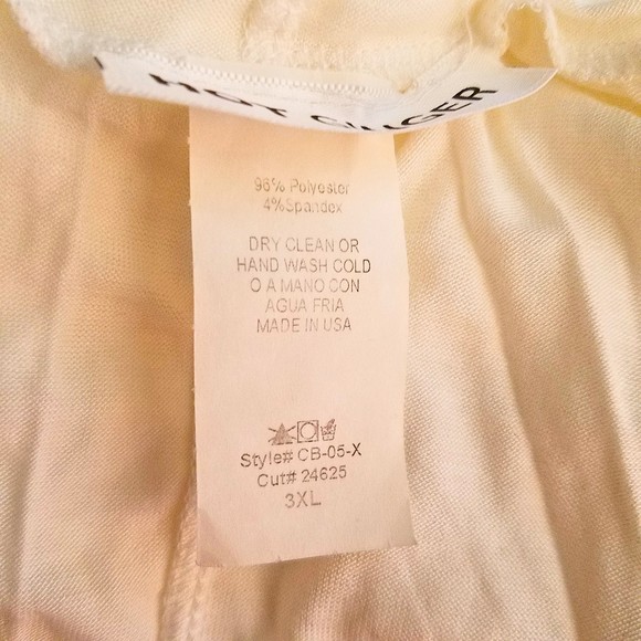 Hot Ginger White Stretchy Drape Open Front Hooded Duster Cardigan Overpiece 3X - Picture 5 of 5